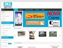 Tablet Screenshot of jklagencies.com